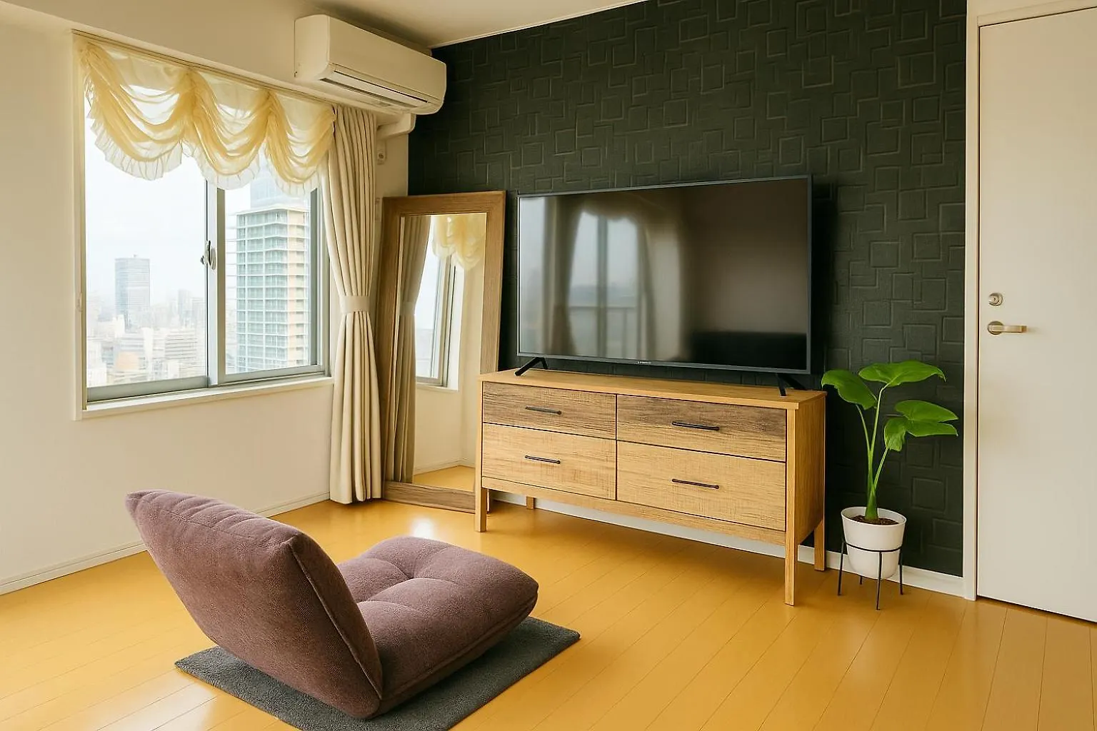Luxury 3 Bedroom Namba Skyscraper - 400 Ft High & 300 Sq Ft Wrap Around Balcony - 112 Sq Meters - 1,200 Sq Ft - Parking - 180 Degrees City Views - 2024 Toyota Voxy Can Be Packaged With Osaka
